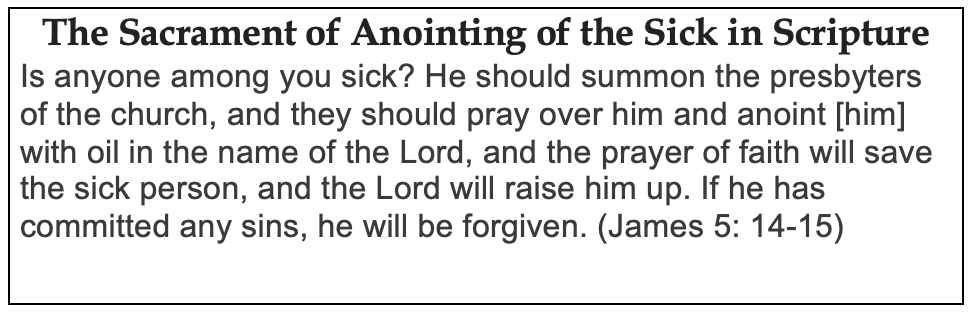 anointing of the sick prayer
